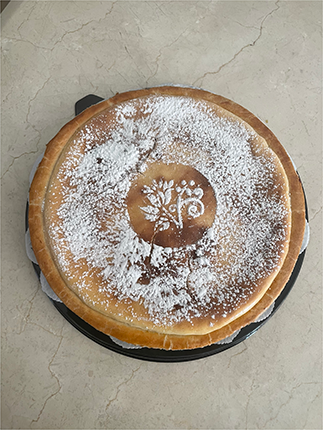Pay de Doble Queso con Piña